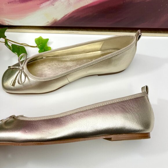 Marc Fisher‎ LTD Ubet Ballet Flat in Gold Size 9.5 - Picture 8 of 9